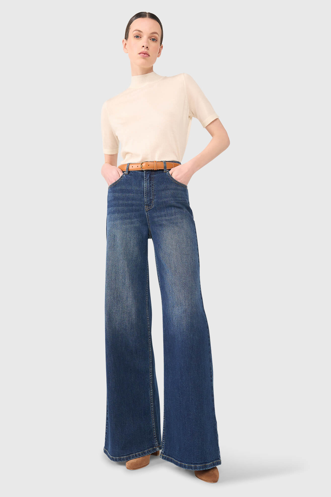 Janice wide leg jeans mason