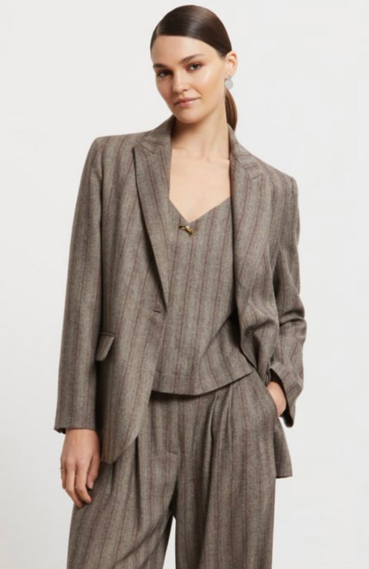 Ottodame krijtstreep blazer