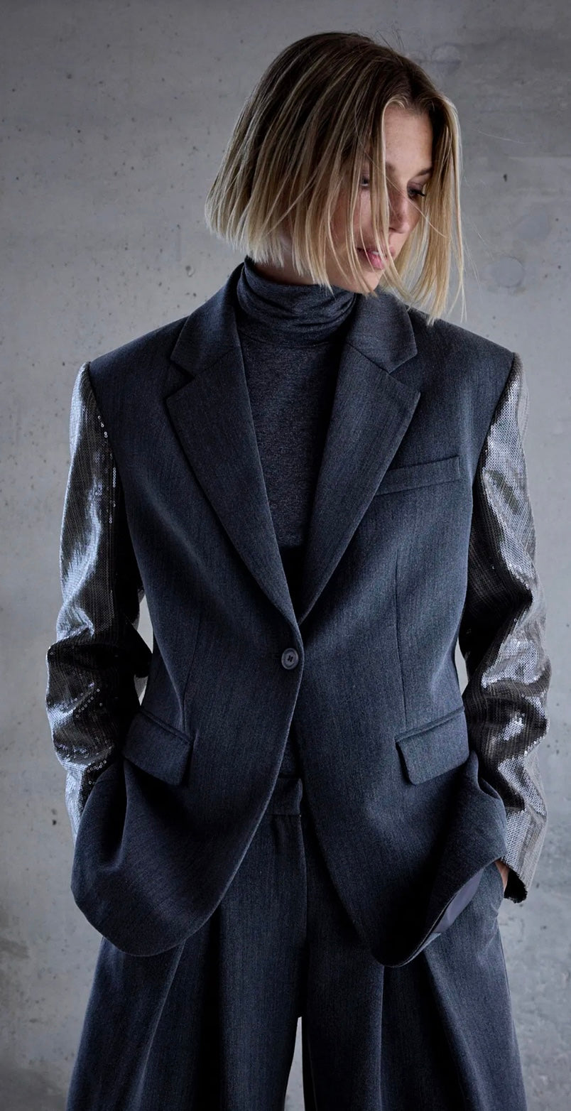 Femmes du sud blazer cher sequins