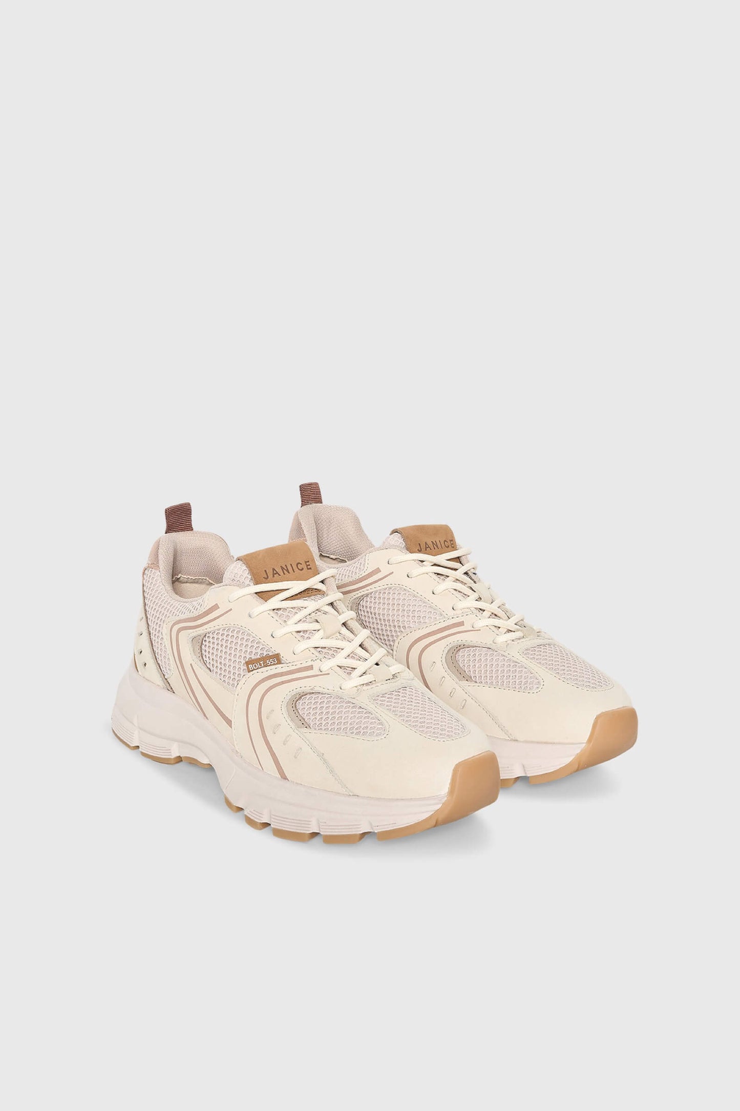 Janice bolt sneaker camel