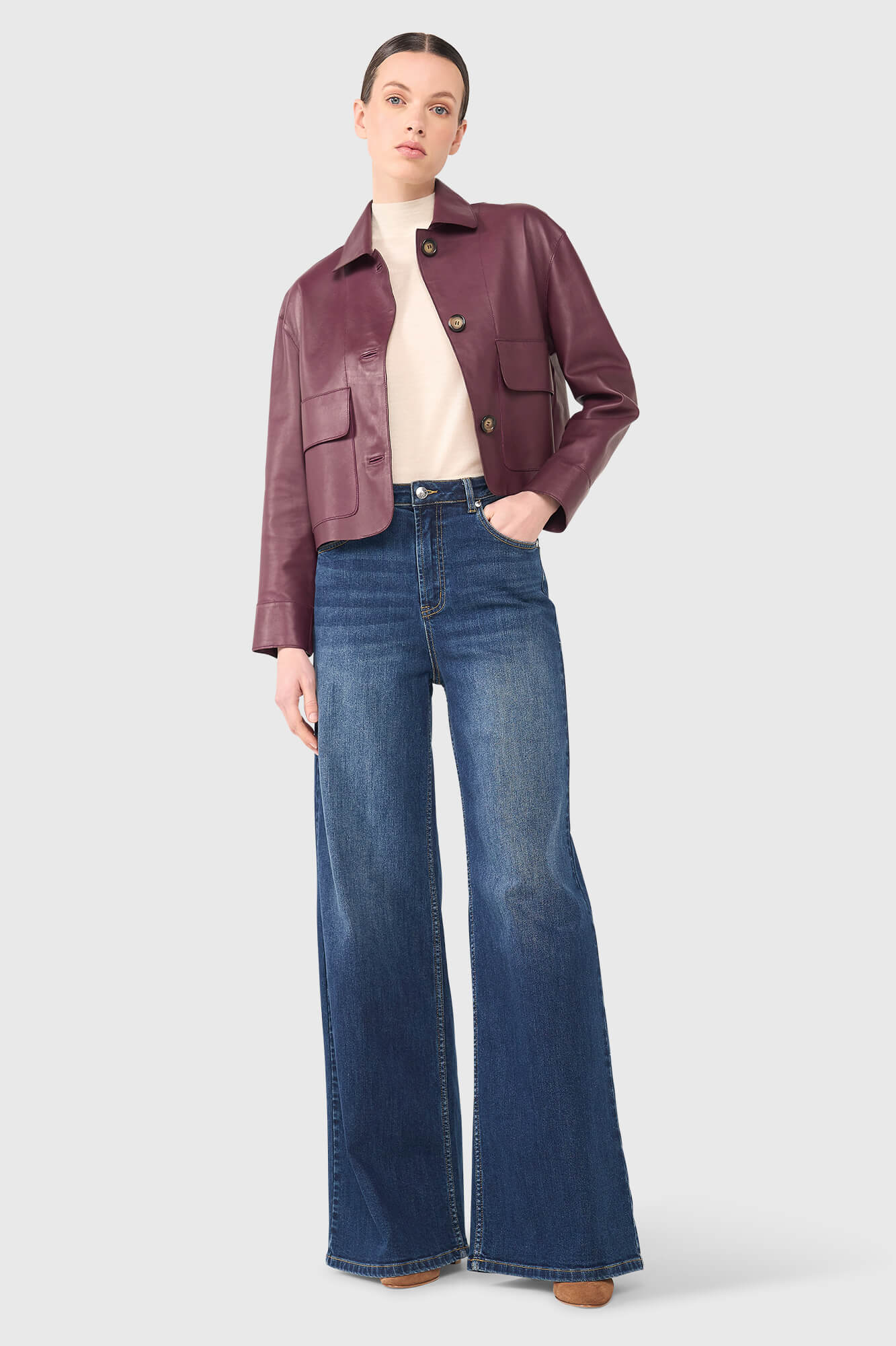 Janice william jack leer Burgundy