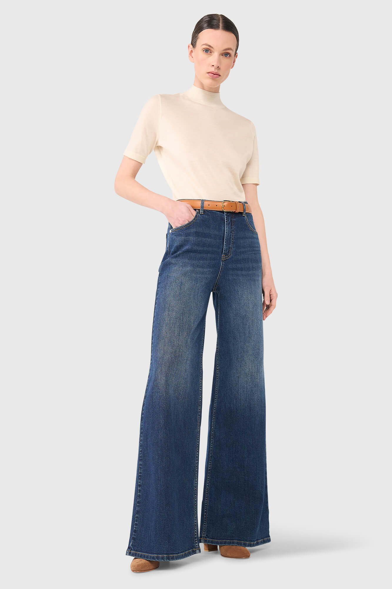 Janice wide leg jeans mason