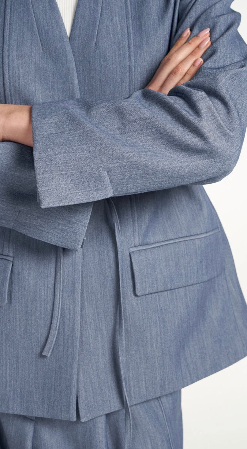 Femmes du sud anastasie blue jeans blazer