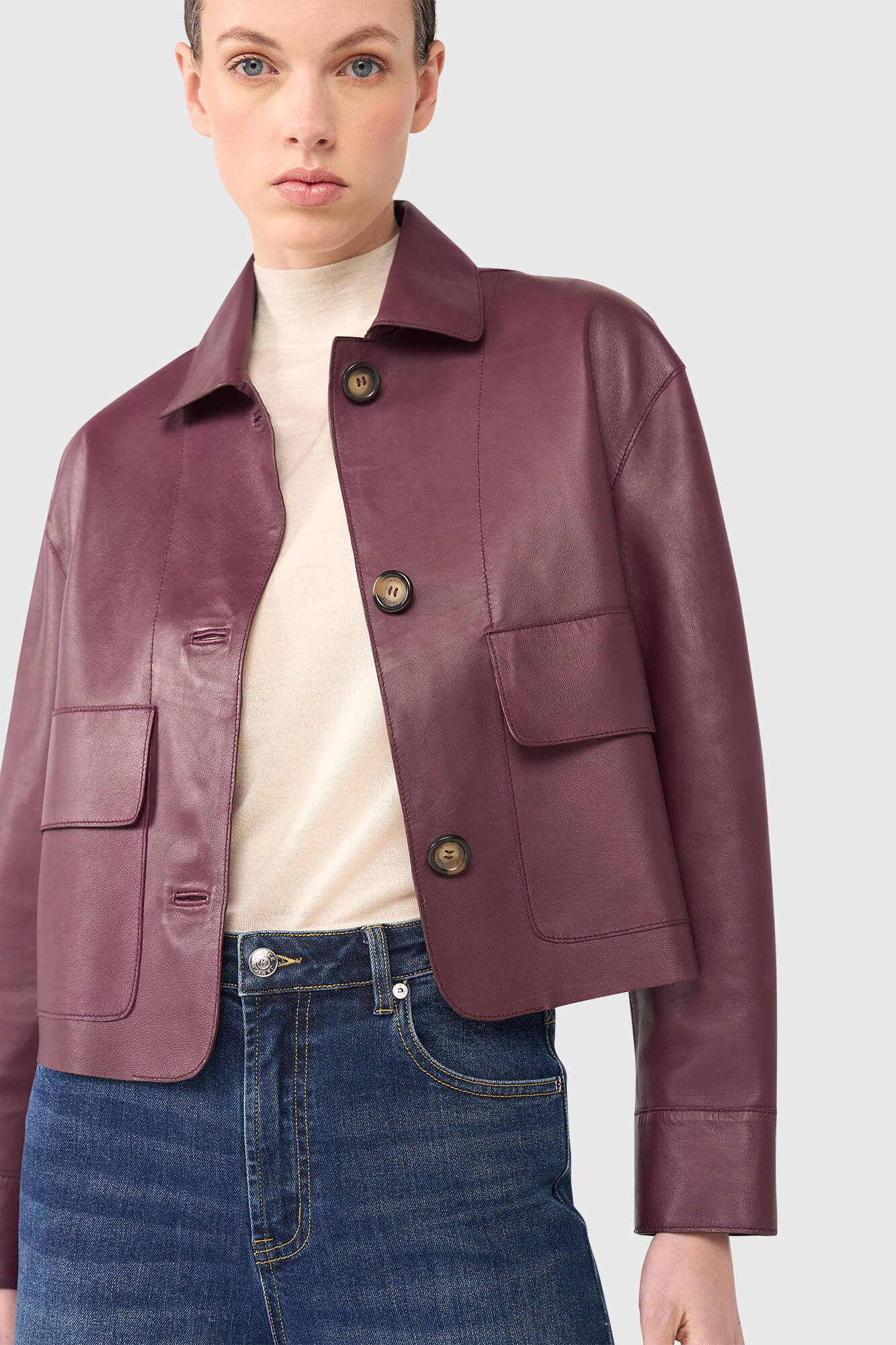 Janice william jack leer Burgundy