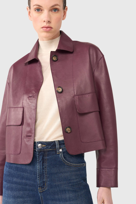 Janice william jack leer Burgundy