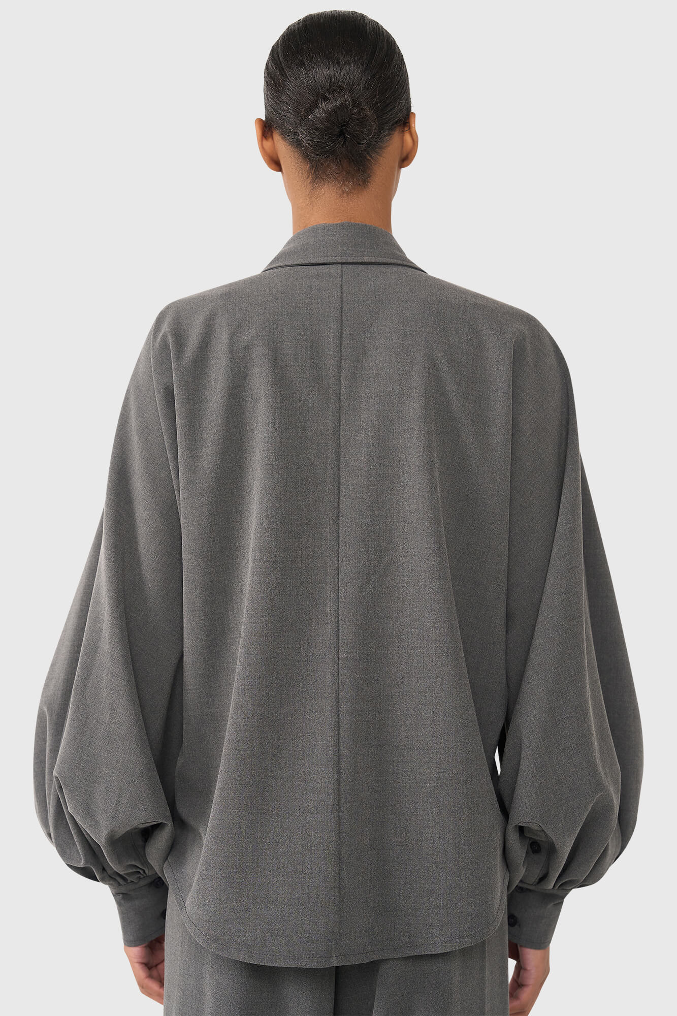 Janice trui stone grey