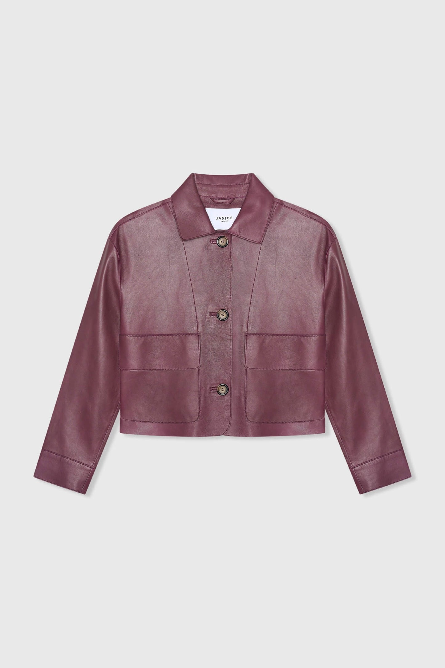 Janice william jack leer Burgundy