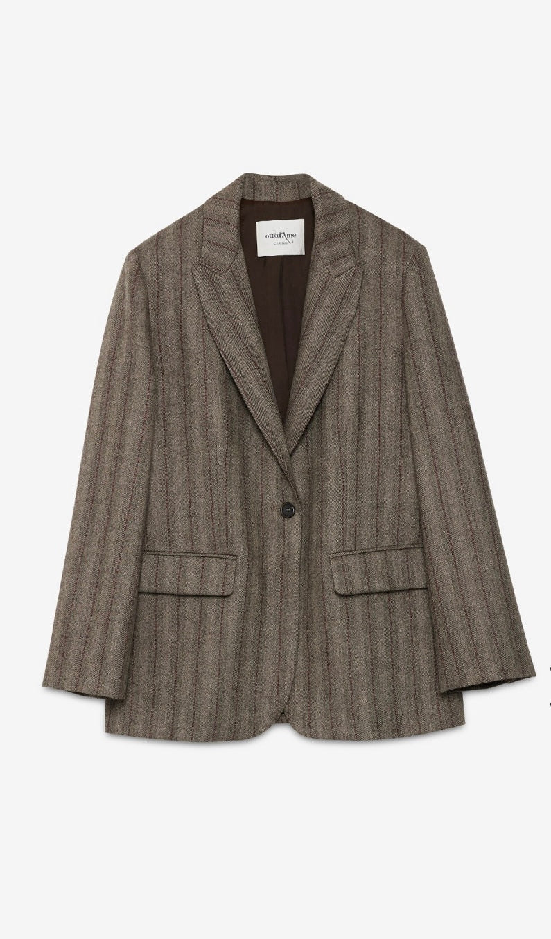 Ottodame krijtstreep blazer